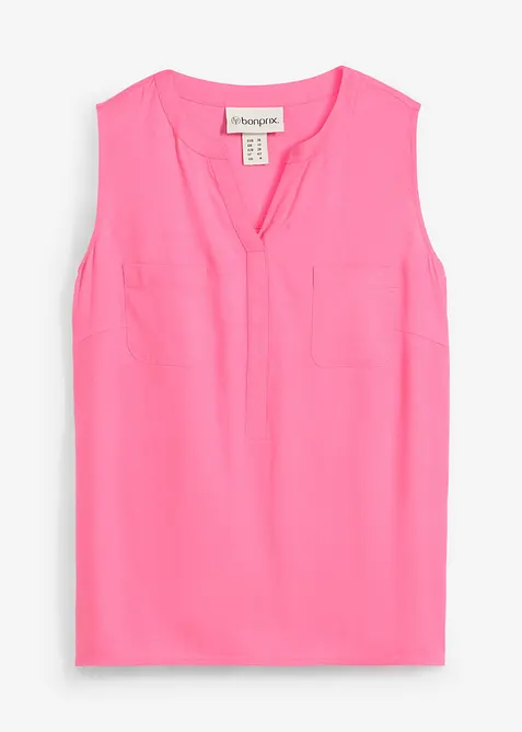 Halenkový top ze splývavé viskózy, bonprix