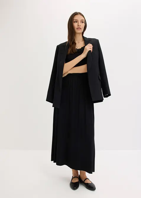 Žerzejové šaty s krajkou, bonprix