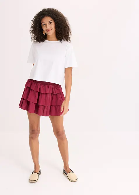 Oversize tričko z čist&eacute; organick&eacute; bavlny, bonprix