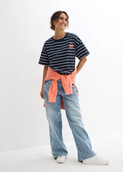 Mikina z měkk&eacute; bavlněn&eacute; směsi, bonprix