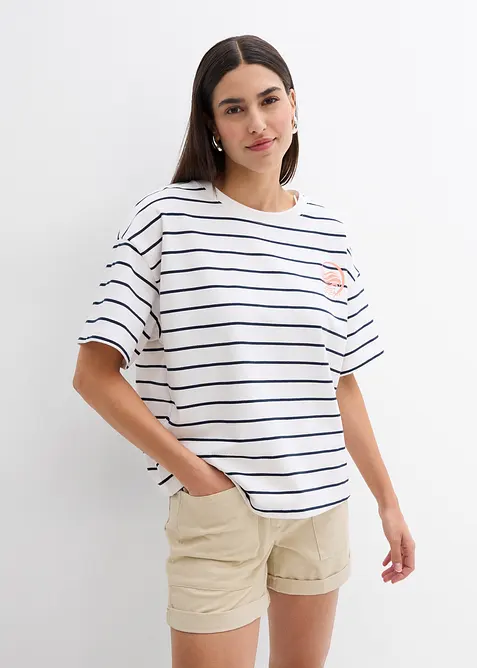 Mikina z měkk&eacute; bavlněn&eacute; směsi, bonprix