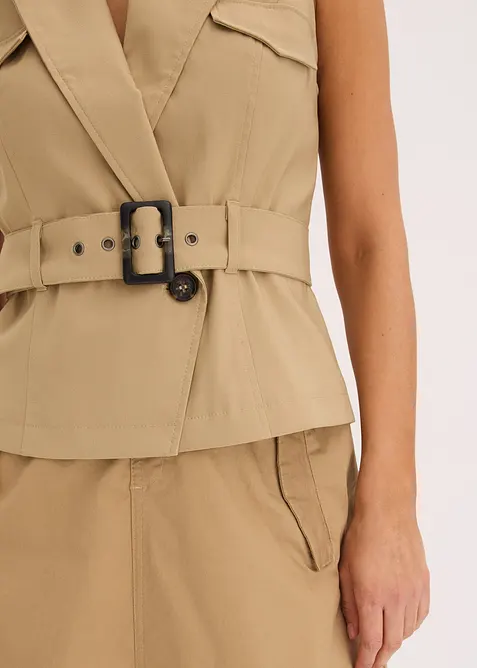 Vesta s páskem, bonprix