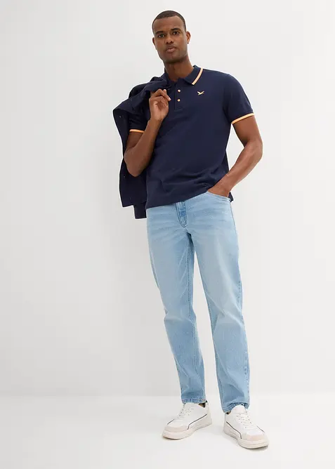 Pólo tričko z piké (2 ks v balení), z čisté organické bavlny, bonprix