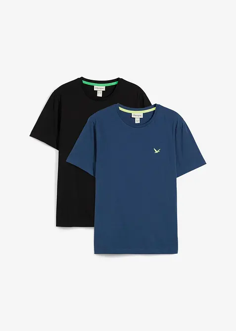 Tričko (2 ks v balení) z čisté organické bavlny, bonprix