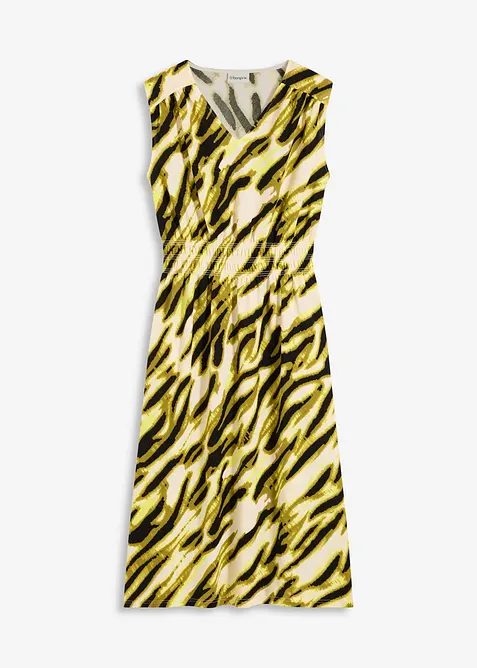 Žerzejové šaty s nařasením, bonprix