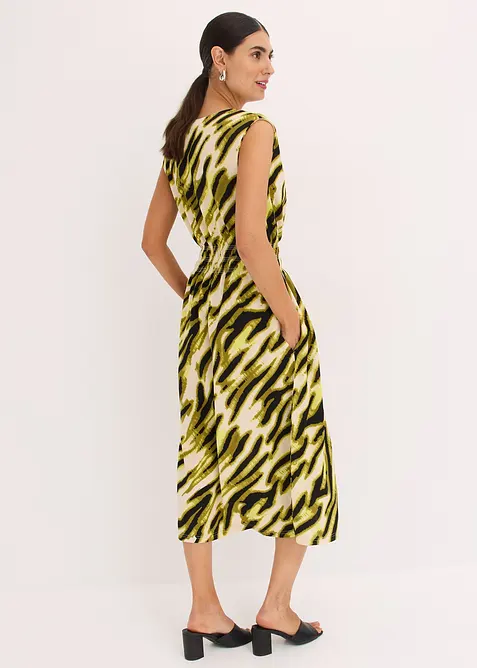 Žerzejové šaty s nařasením, bonprix