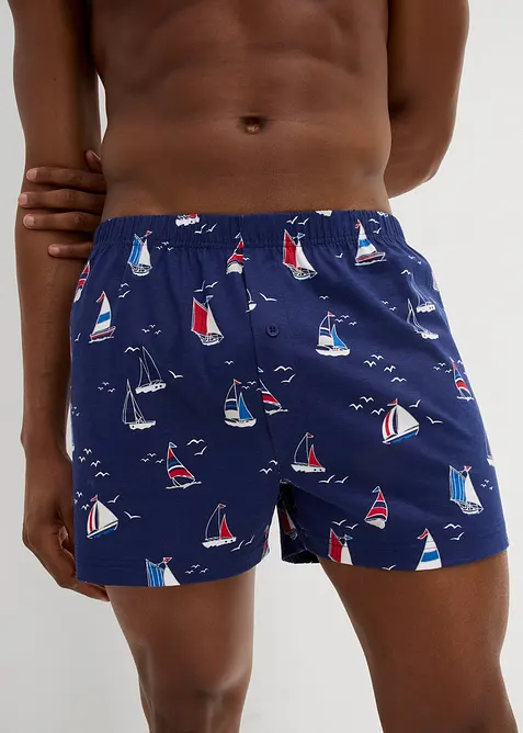 Žerzejové boxerky (3 ks v balení), bonprix