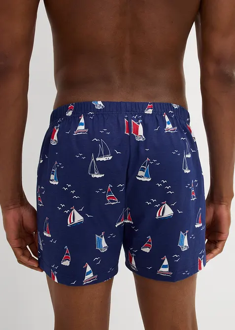 Žerzejové boxerky (3 ks v balení), bonprix