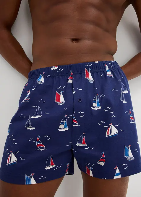 Žerzejové boxerky (3 ks v balení), bonprix