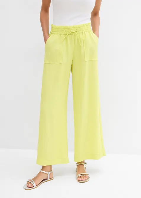 Culotte kalhoty ze splývavé směsi s lyocellem, bonprix