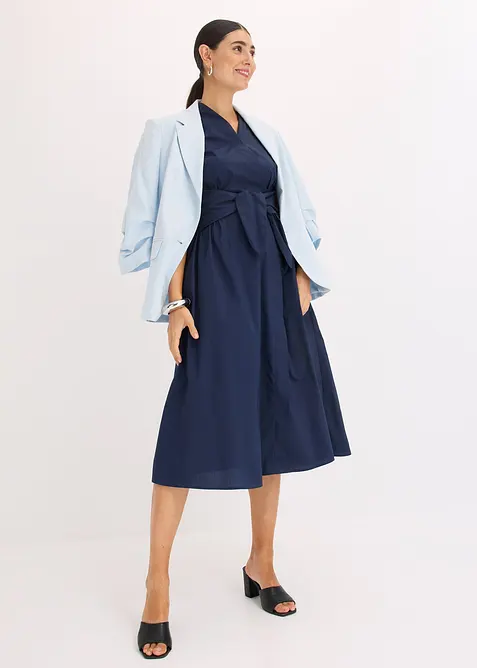 Šaty s ozdobným zavazováním, bonprix