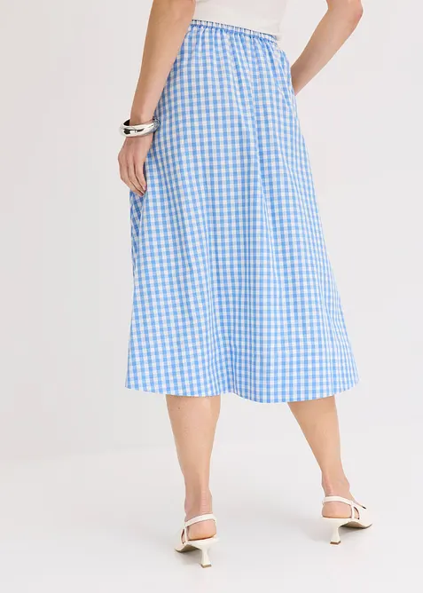 Midi sukně z čisté bavlny, bonprix