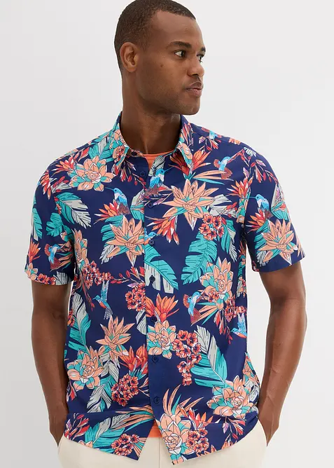 Košile s krátkým rukávem, z viskózy, bonprix