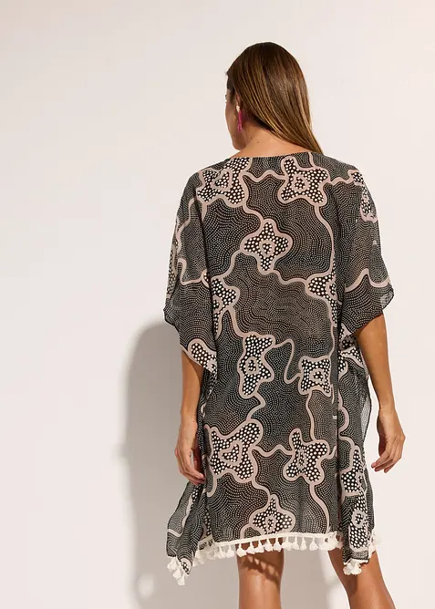 Průhledná plážová tunika, bonprix