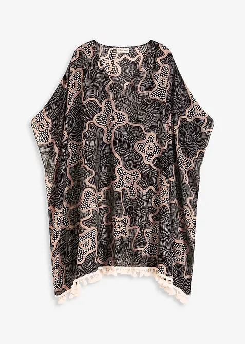 Průhledná plážová tunika, bonprix