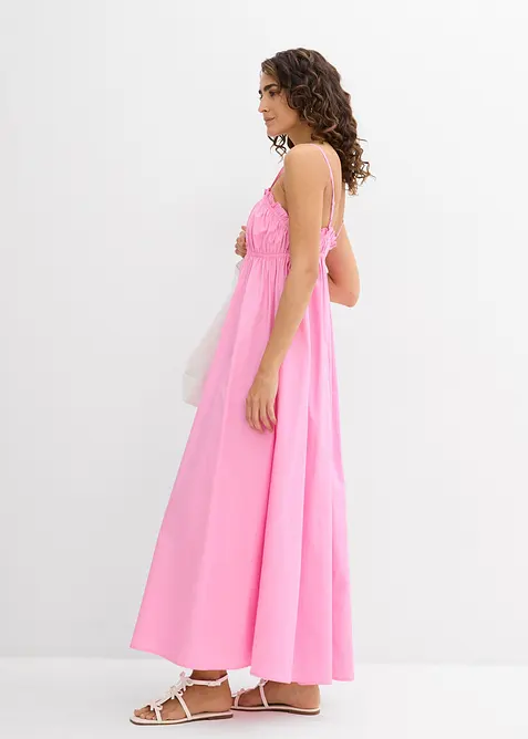 Šaty na ramínka, z čisté organické bavlny, bonprix