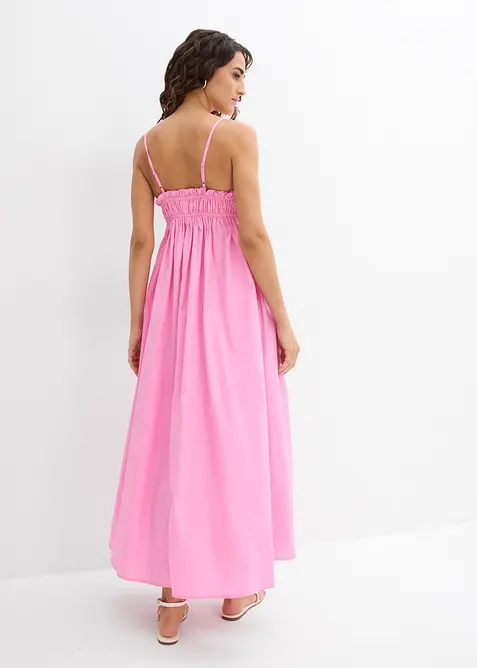 Šaty na ramínka, z čisté organické bavlny, bonprix