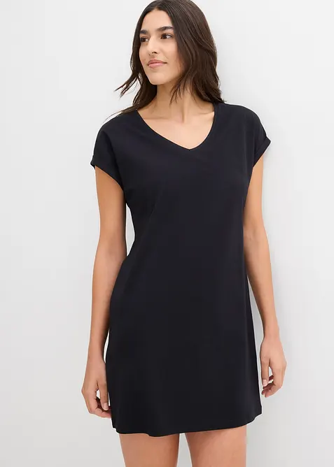 Úpletové šaty z čisté organické bavlny (2 ks v balení), bonprix