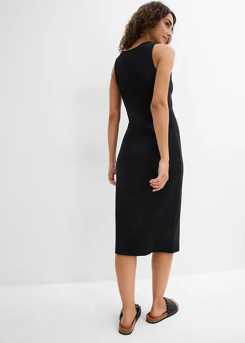 Šaty na ramínka, z organické bavlny se strečem, bonprix