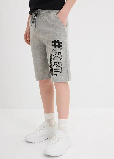 Teplákové bermudy, pro chlapce (2 ks v balení), bonprix