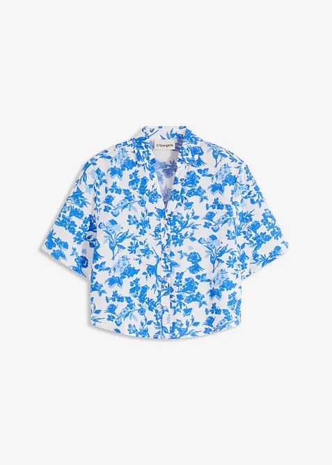 Halenka s krátkým rukávem, z měkké viskózové směsi, bonprix