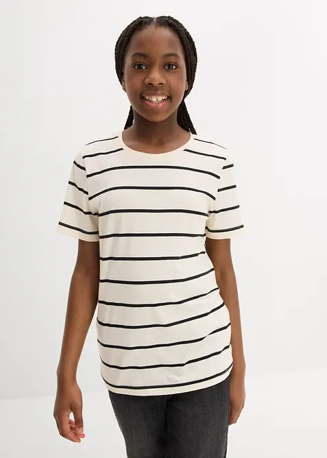 Triko z čisté organické bavlny (2 ks v balení), bonprix