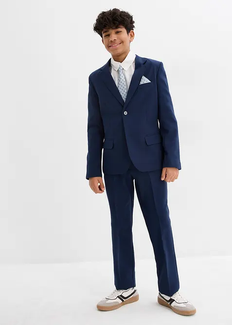 Oblek + košile + kravata (4dílná souprava), bonprix