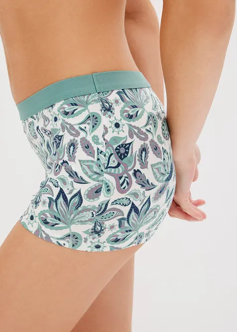 Dámské boxerky s organickou bavlnou (4 ks v balení), bonprix