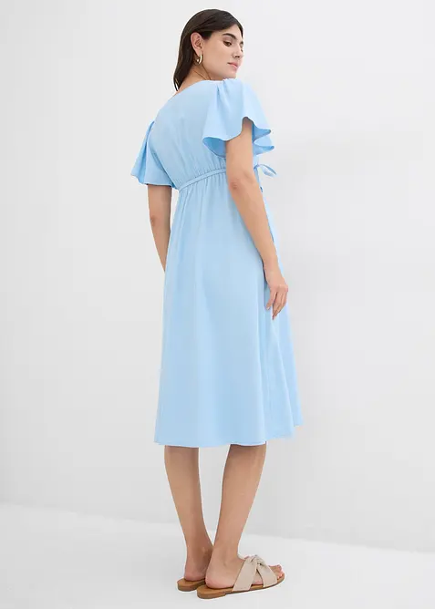 Těhotenské a kojící šaty s knoflíkovou lištou, bonprix