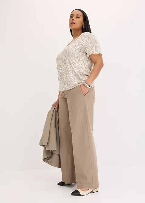 Tričko s gumou v pase, bonprix