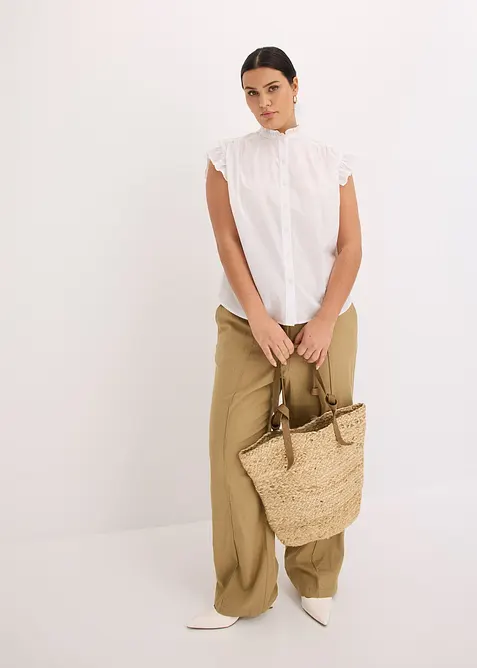 Lehk&aacute; halenka bez ruk&aacute;vů, bonprix