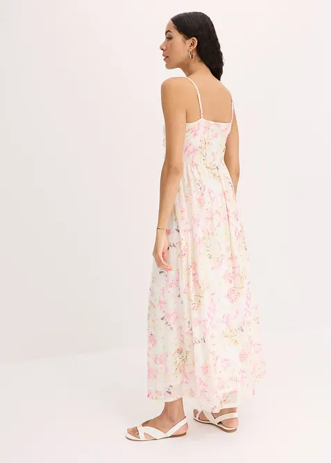 Maxi šaty z jemné síťoviny, bonprix