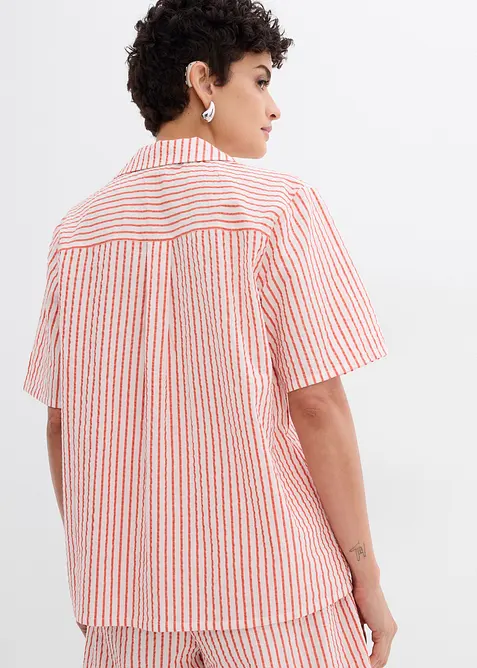 Košilová halenka z čisté bavlny, bonprix