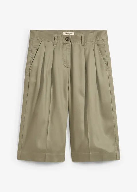 Bermudy ze splývavého lyocellu, bonprix