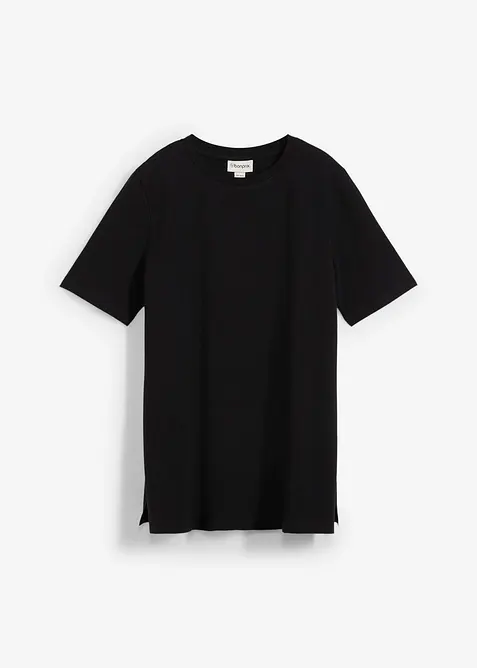 Těhotenské a kojící tričko 2 v 1, z organické bavlny, s postranními rozparky, bonprix