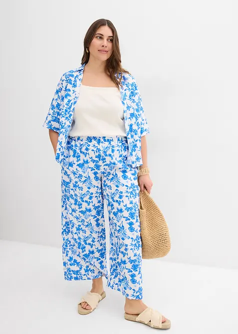 Halenka s krátkým rukávem, z měkké viskózové směsi, bonprix