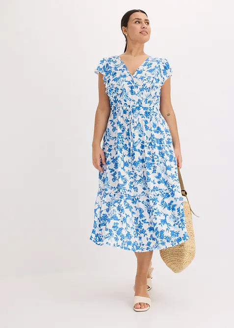 Midi &scaron;aty ze spl&yacute;vav&eacute; visk&oacute;zy, bonprix