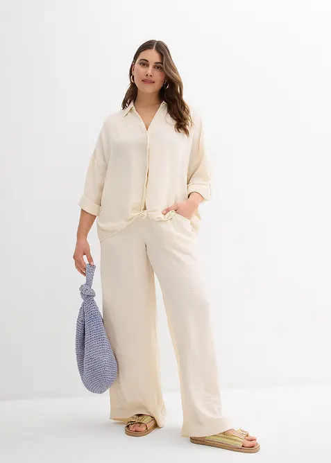 Halenka z lehk&eacute;ho krepu, bonprix