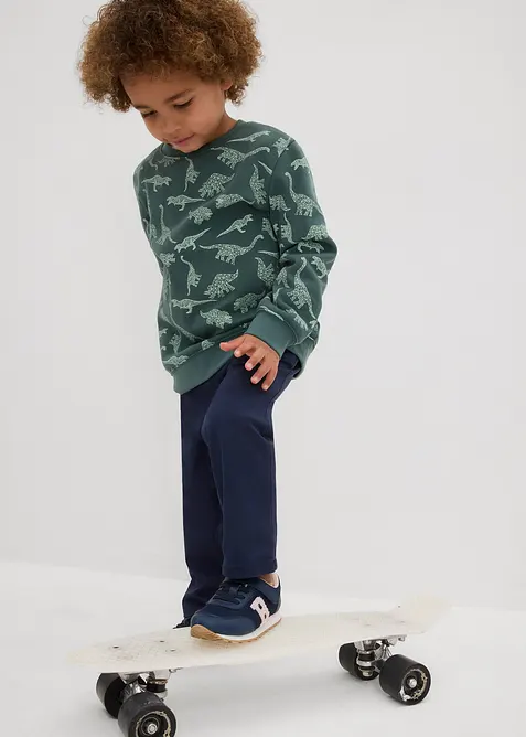 Strečové chino kalhoty Slim Fit, Straight, bonprix