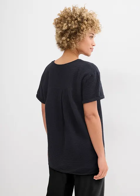 &Uacute;pletov&aacute; tunika z jemn&eacute;ho mu&scaron;el&iacute;nu, bonprix