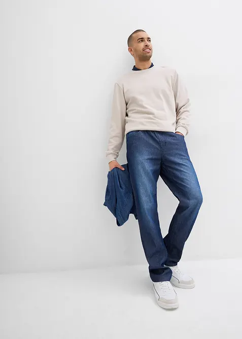 Dž&iacute;ny bez zap&iacute;n&aacute;n&iacute; z letn&iacute; dž&iacute;noviny Classic Fit (2 ks v balen&iacute;), bonprix