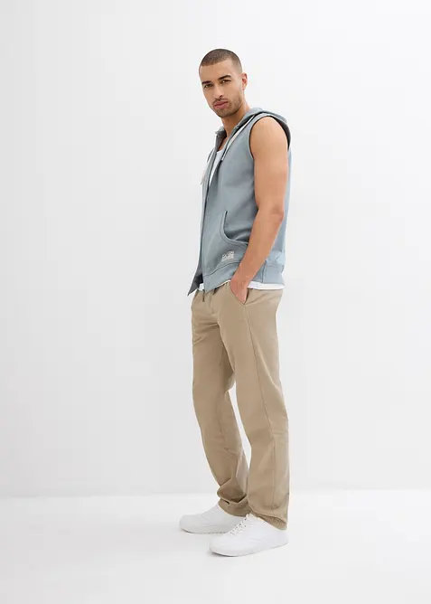 Vesta z tepl&aacute;koviny, s kapuc&iacute;, z měkk&eacute; bavlněn&eacute; směsi, bonprix