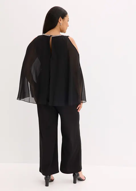 Overal s přehozem a &scaron;trasov&yacute;mi kam&iacute;nky, bonprix