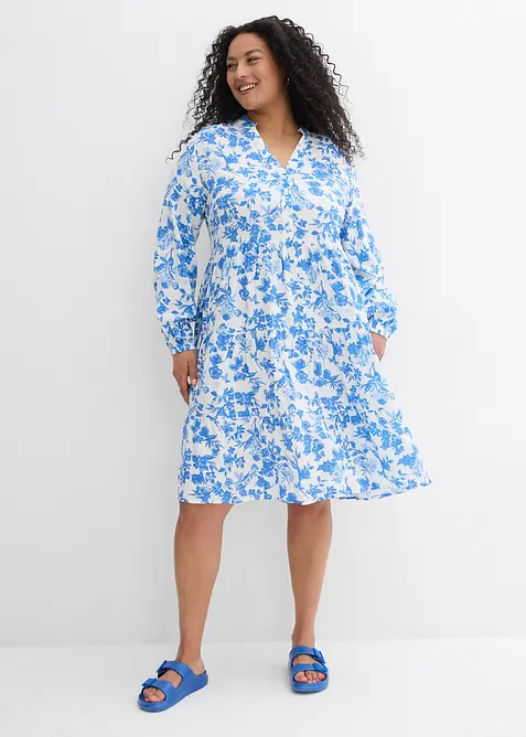 &Scaron;aty s l&iacute;mečkem Henley, ze spl&yacute;vav&eacute; visk&oacute;zy, bonprix