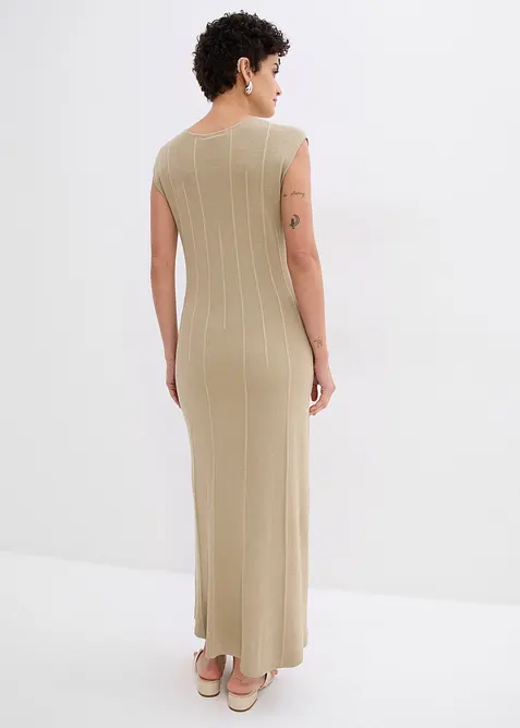 Přiléhavé pletené šaty ze směsi s viskózou, bonprix