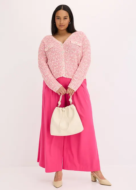 Pleten&yacute; kab&aacute;tek z bukl&eacute;, bonprix