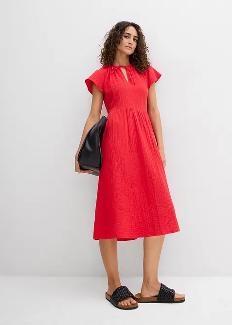 Šaty z měkkého mušelínu, bonprix