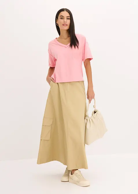 Oversize triko z čisté bavlny, bonprix