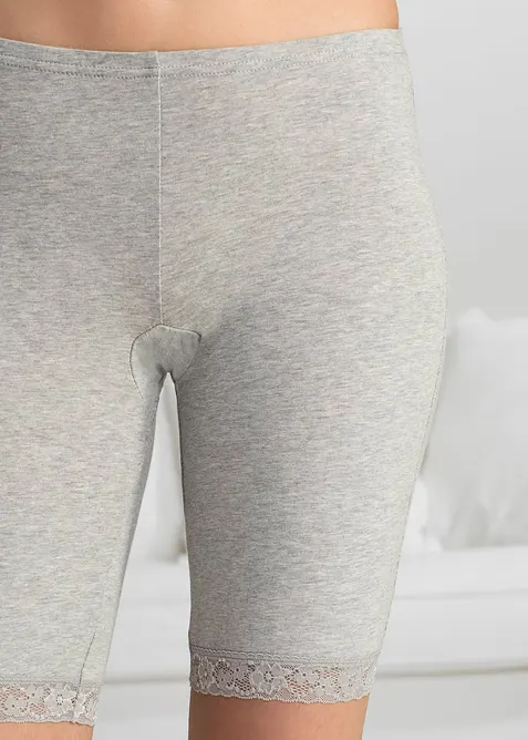 Dlouh&eacute; spodn&iacute; kalhotky z měkk&eacute;ho materi&aacute;lu  ve v&yacute;hodn&eacute;m balen&iacute;, bonprix