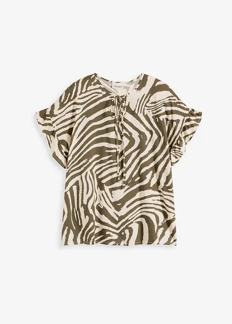 Volnější tunika z viskózy, bonprix